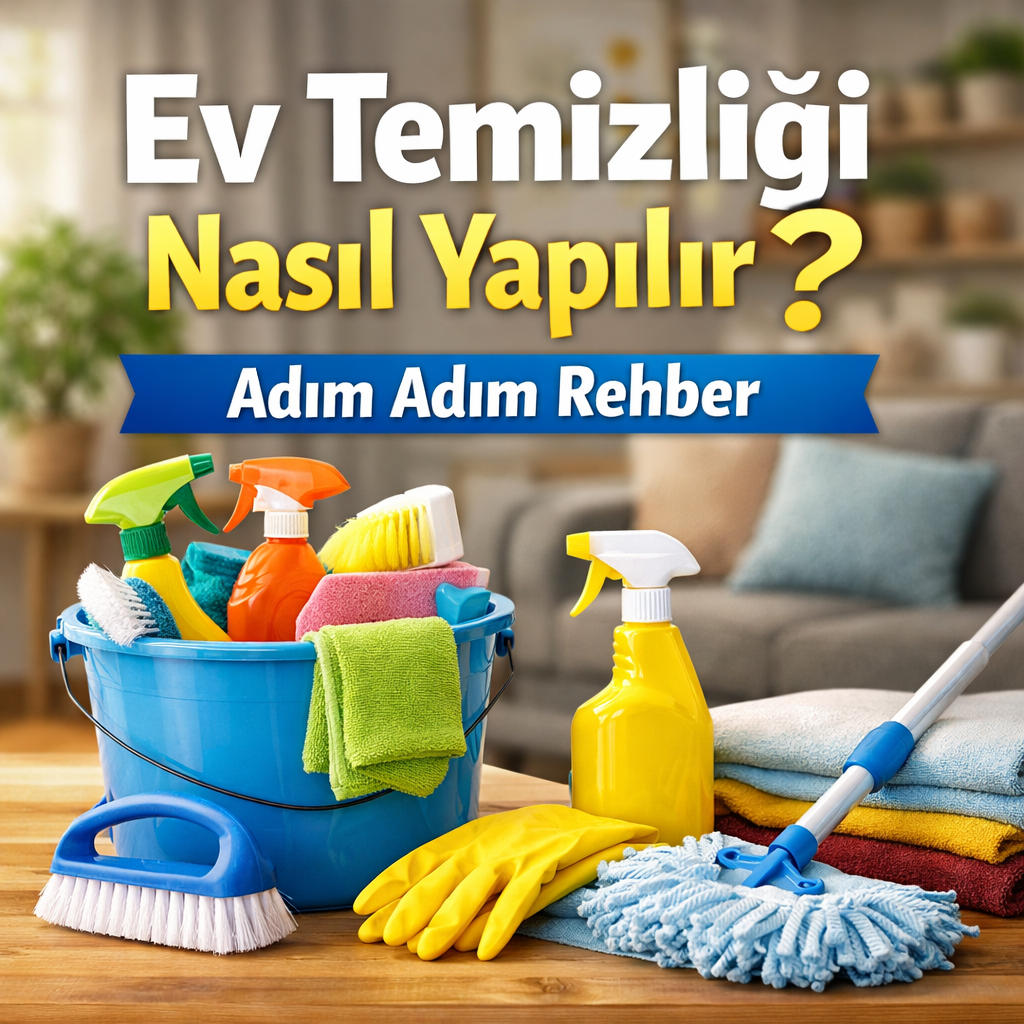 Ev Temizliği Nasıl Yapılır? Adım Adım Rehber